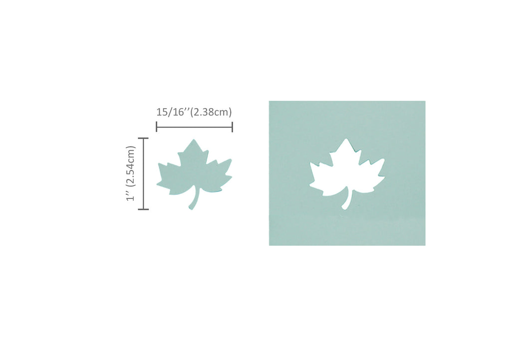 1 inch Maple leaf Lever Action Craft Punch for Paper Crafting Scrapbooking
