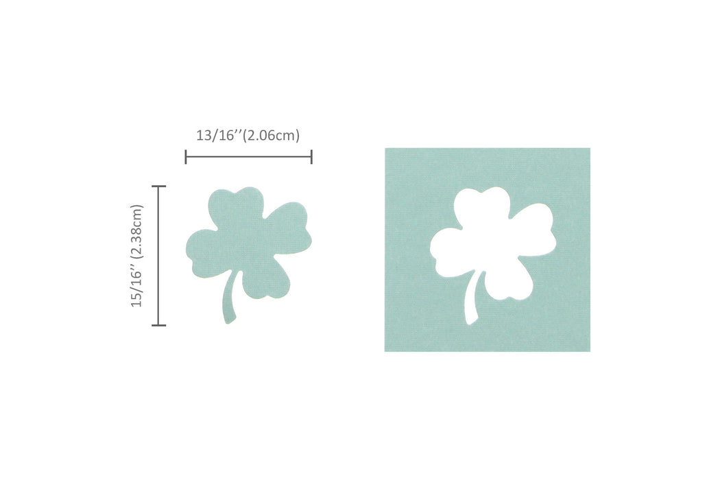 1 inch Clover, Shamrock 2 Lever Action Craft Punch, St. Patrick’s Day Punch for Paper Crafting Scrapbooking