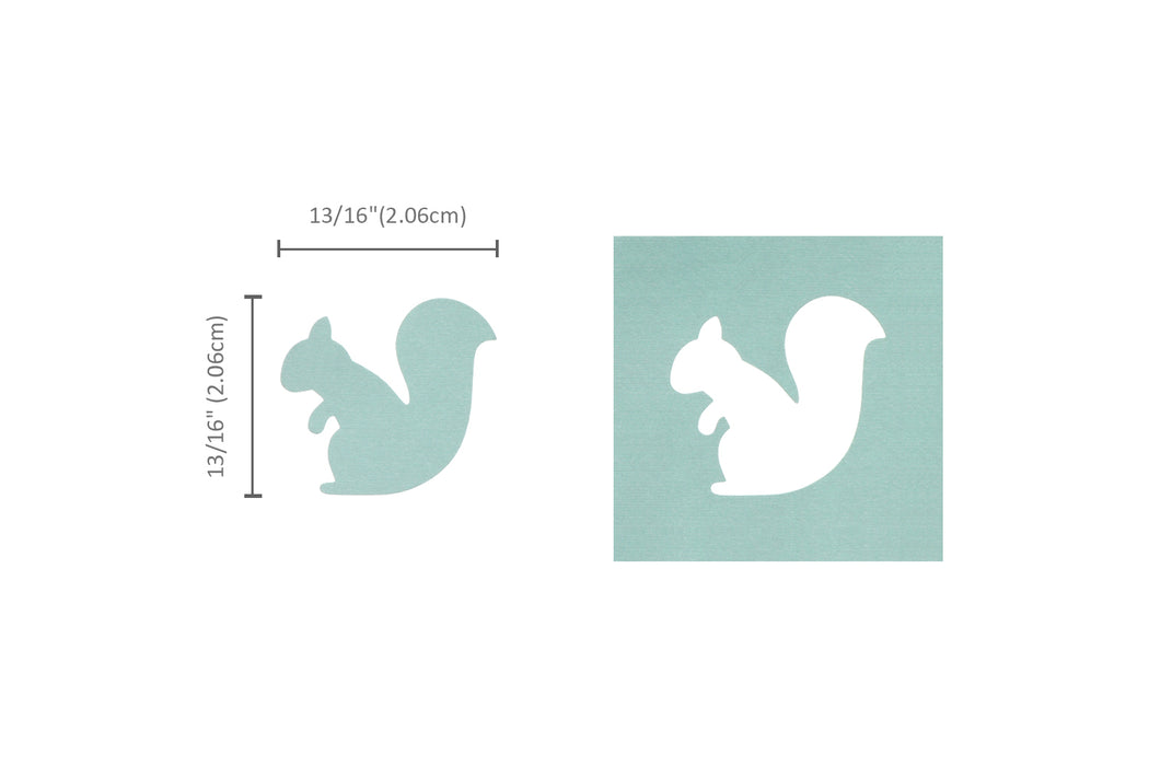 1 inch Squirrel 1 Lever Action Craft Punch, Animal Punch, for Paper Crafting Scrapbooking