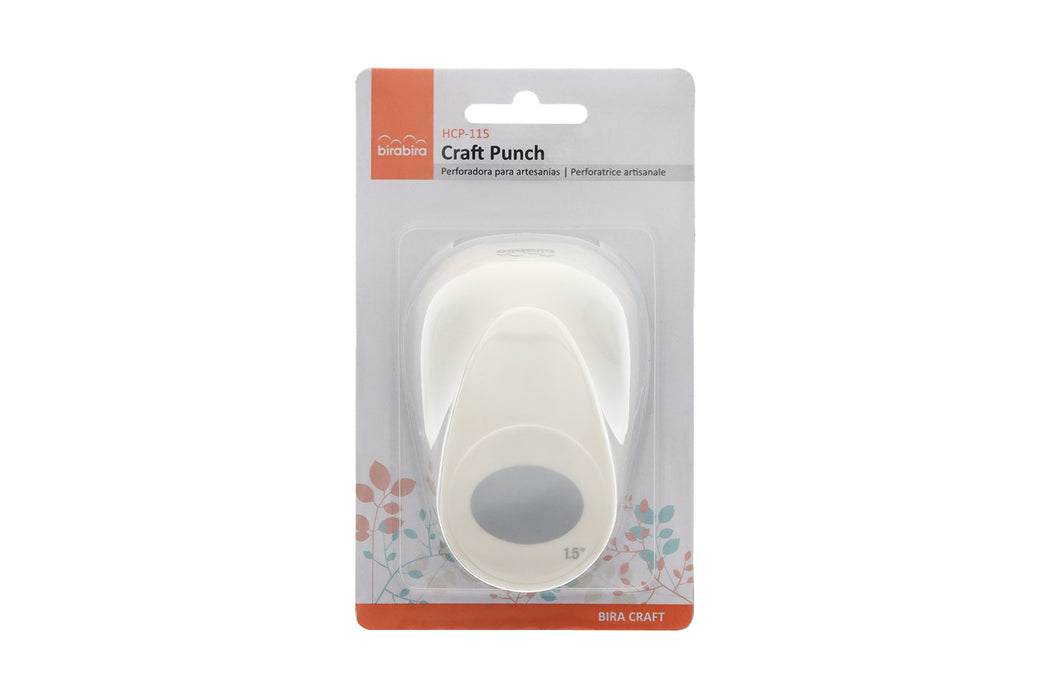 1.5 inch Oval, Easter Egg Punch, Lever Action Craft Punch for Paper Crafting Scrapbooking Cards Arts