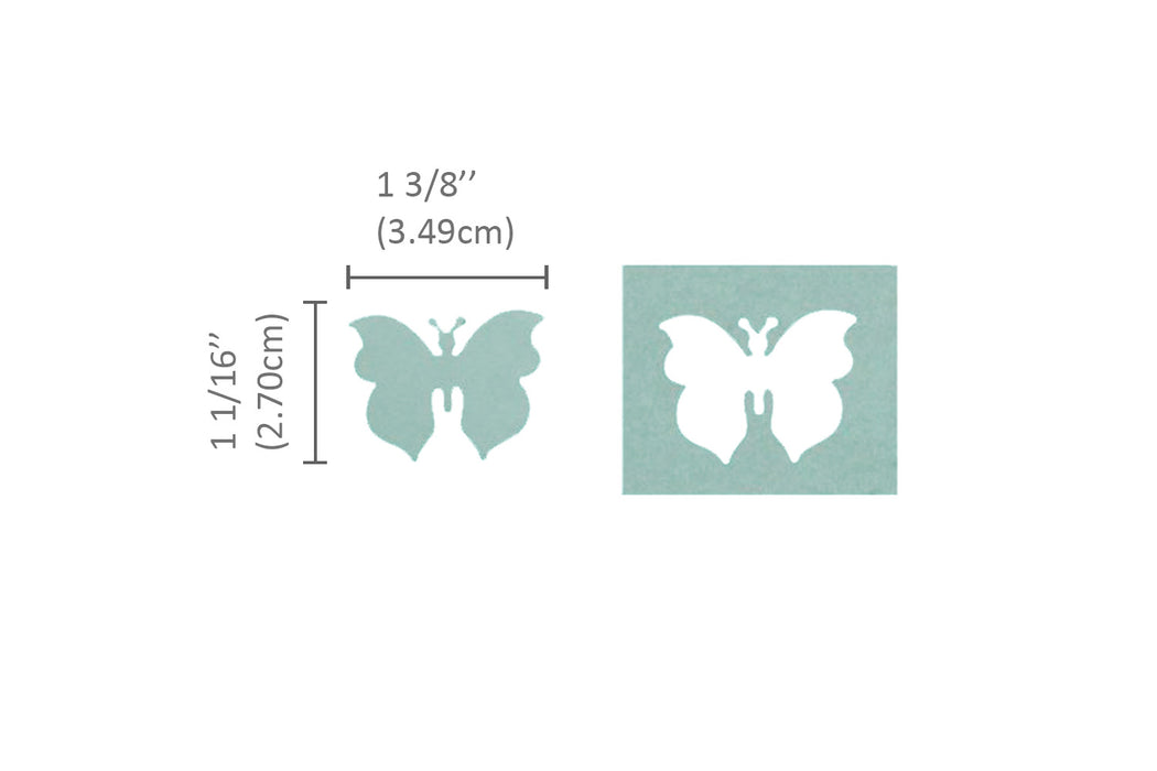 1.5 inch Butterfly 4 Lever Action Craft Punch for Paper Crafting Scrapbooking