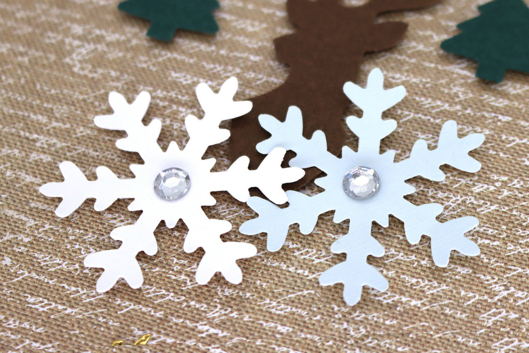 Snowflake, Paper Punch, MEDIUM, scrapbook (Punch Bunch)