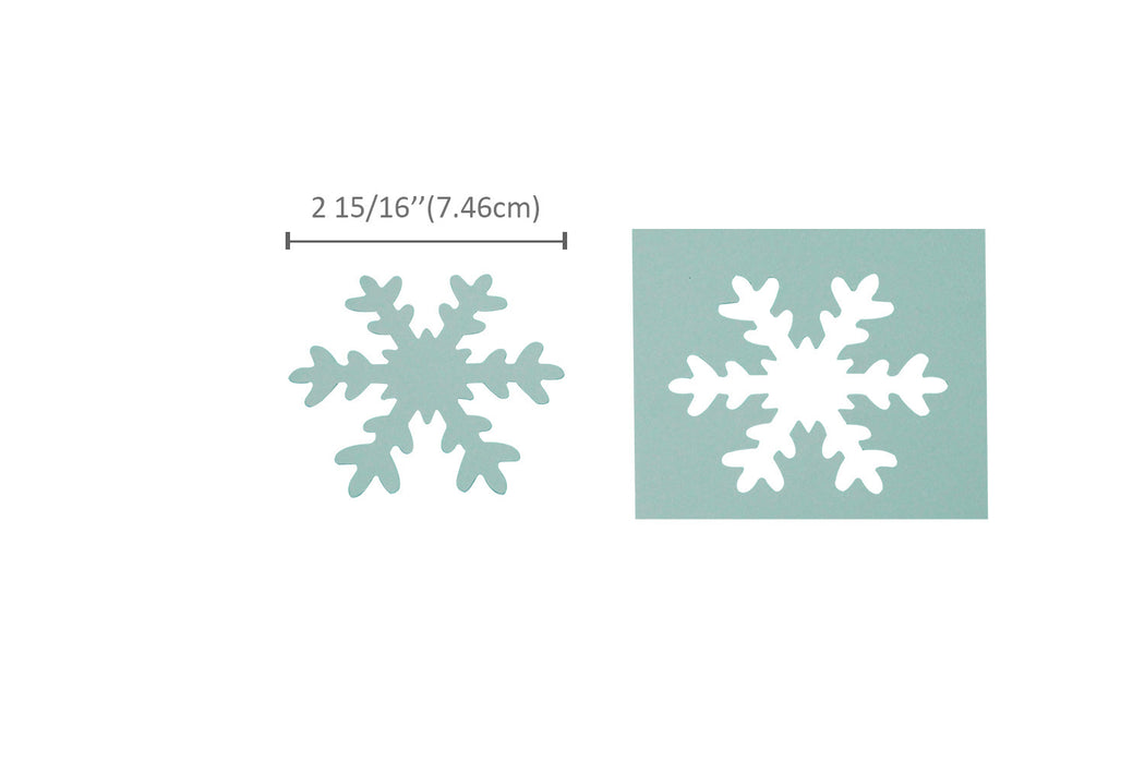 Juego De Plantillas Metálicas Para Troquelar Copos De Nieve – Scrapbooking Y Manualidades