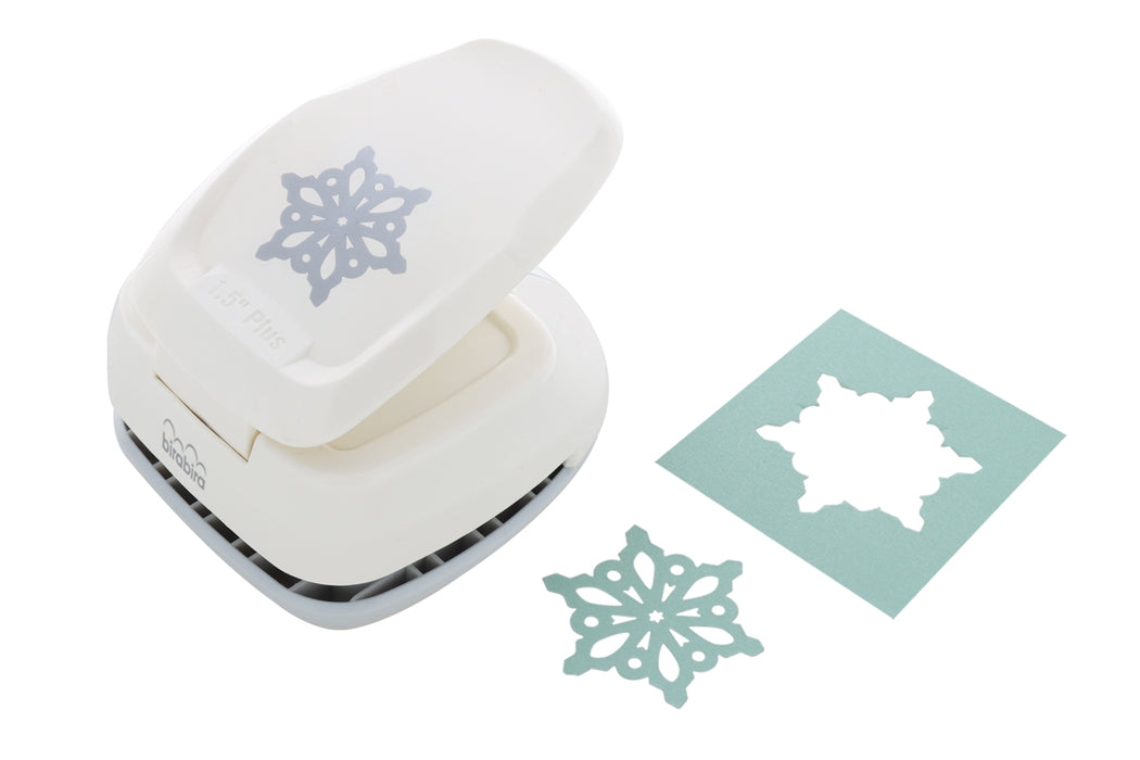 Worldoor Set of 3pcs Snowflake (5/8 inch+1 inch+1.5 inch) Craft Punch Set Snowflake Paper Punch Punch Craft Scrapbooking Eva Punches
