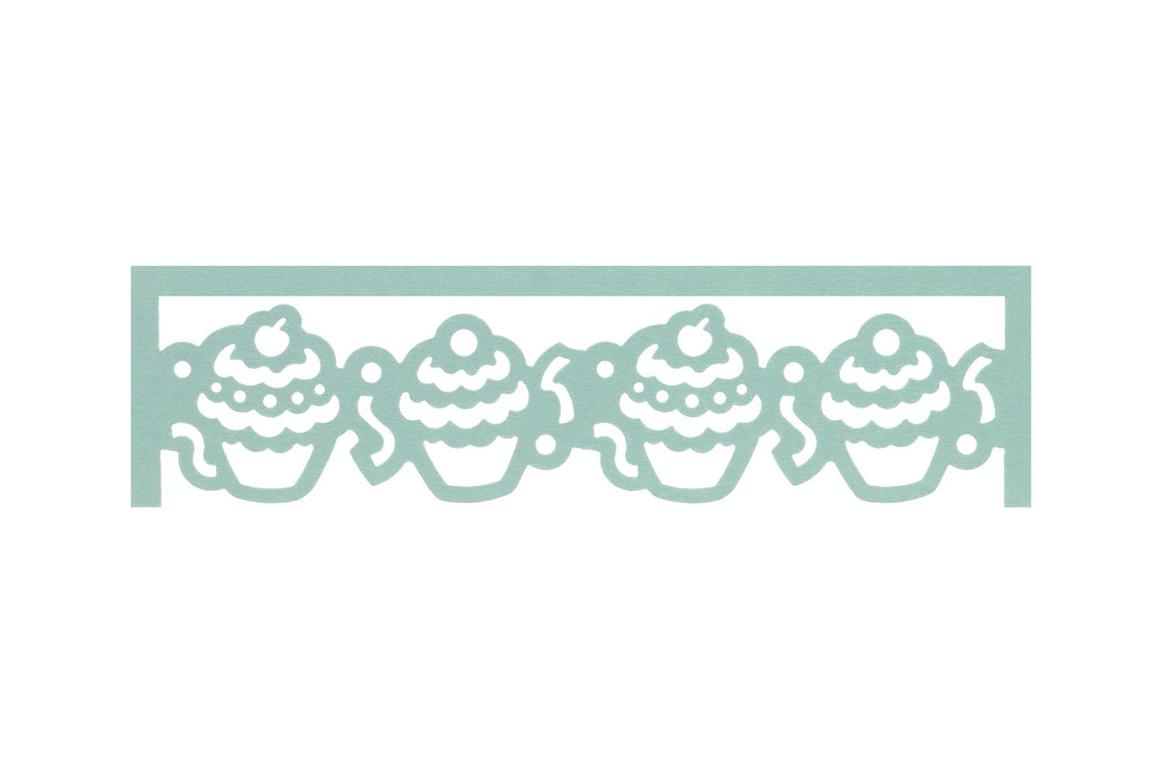 Cupcake Chain Deep Edger Border Craft Punch, Birthday Punch, for Scrapbooking