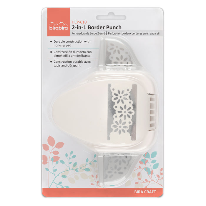 2 in 1 Daisy Border Edge Craft Punch for Scrapbooking