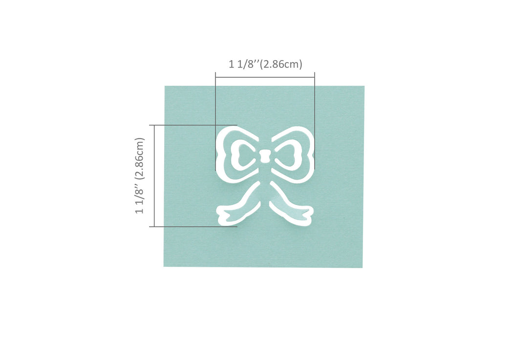 1.5 inch 3D Bow Tie Lever Action Craft Punch for Paper Crafting Scrapbooking