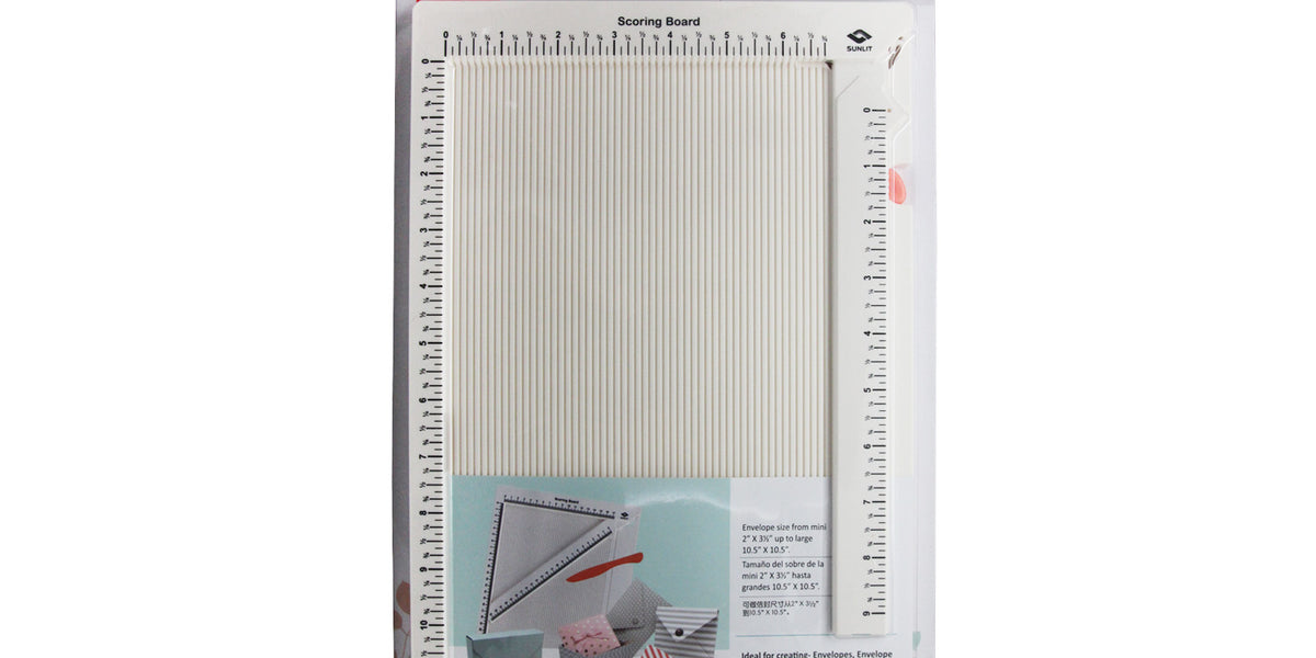 Bira Craft 7 1/8 x 5 1/2 inch Mini Multi-Purpose Scoring Board & Bira Craft  Score and Fold Tool